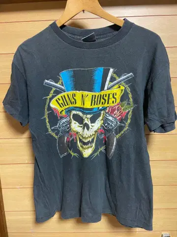 빈티지 건즈 티셔츠 락 티 건즈 앤 로지스