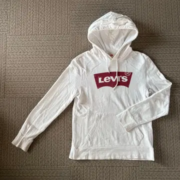 새상품급 Levi's 리바이스 로고 후드티 화이트 S 여성용