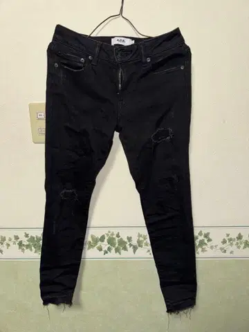 AZUL DENIM/리페어 스키니 데님