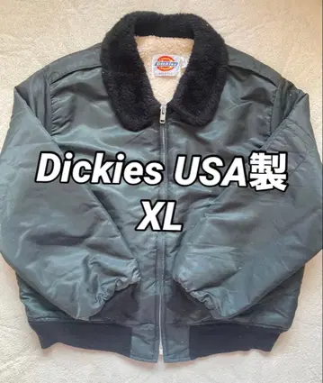 Dickies USA 플라이트 자켓 보아 라이너 블랙 XL