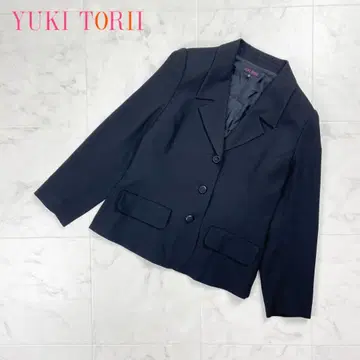 새상품급 YUKI TORII 테일러드 자켓 블랙 포멀 사이즈 11