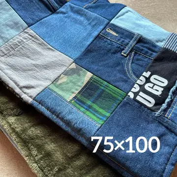 데님 리메이크 담요 무릎 담요 멀티 커버