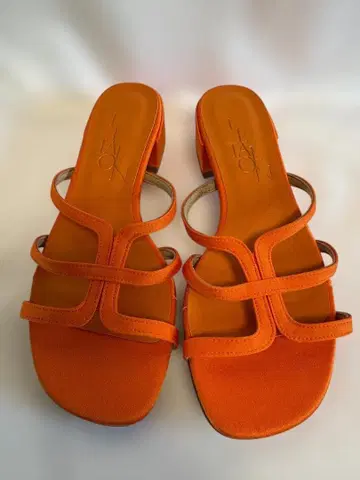 시착만 한 상품 3.5cm 심메트리 라이더 샌들 오렌지 M