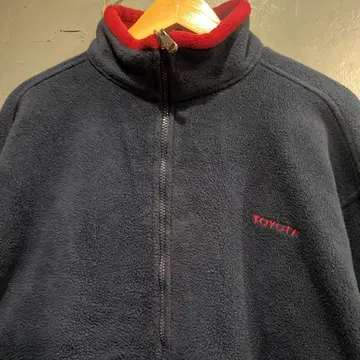 기업 TOYOTA 플리스 자켓 네이비