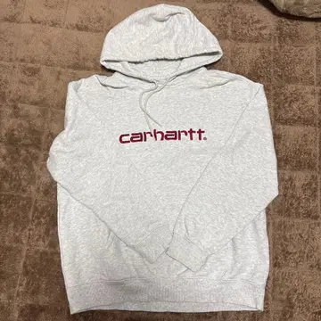 carhartt 속기모 후드티 그레이