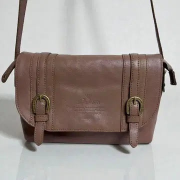 [ Dakota ] 숄더백 벨트 브라운 말굽 가죽 브라운