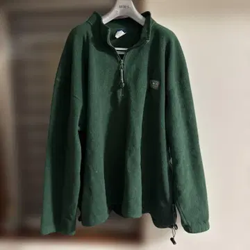 OP SPORT 다크 그린 플리스 자켓 2XL