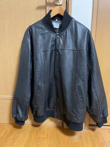 yoused 블랙 가죽 자켓