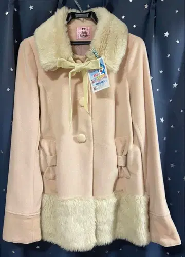 Ank Rouge 핑크 리본 롱 코트