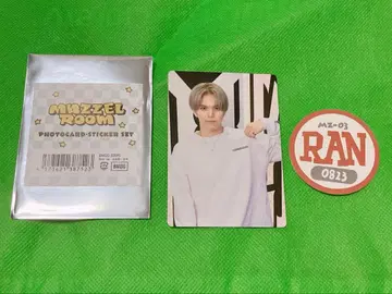 Mazzel Room 포토 카드 스티커 세트 RAN 란