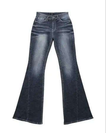 SYNERJYN CAT WASHING DENIM PANTS