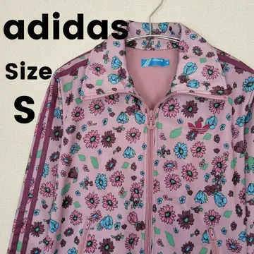 adidas 꽃무늬 저지 트랙 자켓