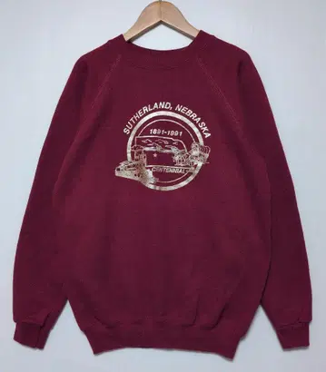 VINTAGE Nebraska Hanes USA제 맨투맨 M