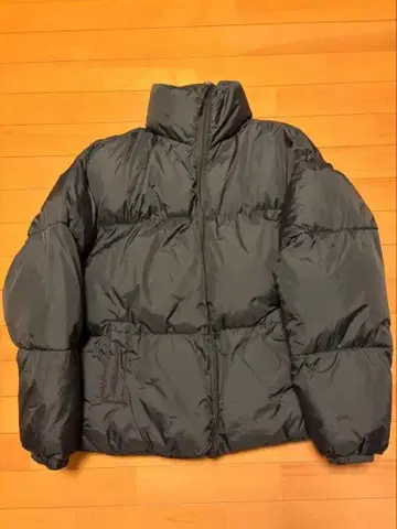 ZIP FIVE 블랙 다운 자켓