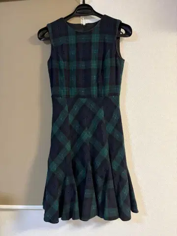 즉시 구매 가능 ANAYI 아나이 체크 울 원피스 38