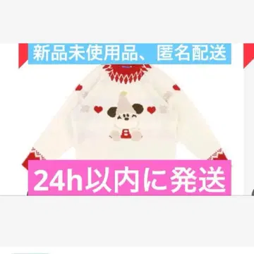 [ 미사용 새상품 ] 릴린린 스웨터 2024 하트 택 포함 미키