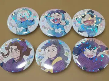 닌타마 란타로 카미아니 TOUCH 홀로그램 캔뱃지 세트