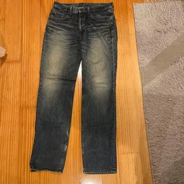 다크 블루 스트레이트 데님