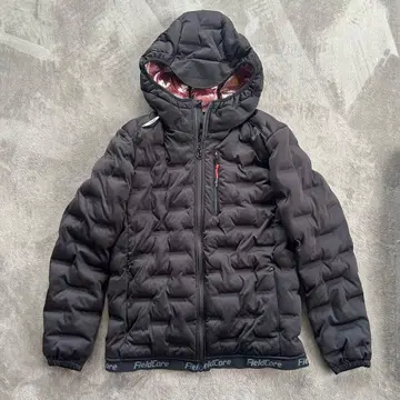 FieldCore 후드 부착 다운 자켓 블랙
