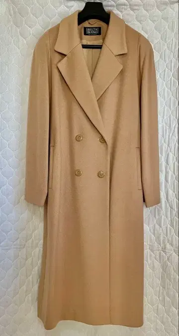 BELTA BUONO 캐시미어 100% 더블 롱 코트