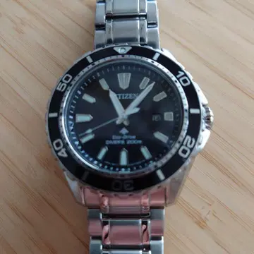 CITIZEN 에코드라이브 다이버스 200m 손목시계