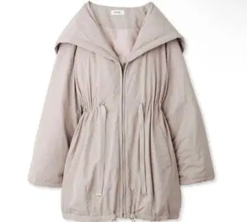 SNIDEL 니시카와 레이디 모즈 다운 코트 핑크 베이지