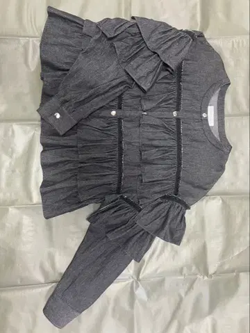 미사용급 [ GALENA ] 완판템 프릴 데님 셔츠 자켓