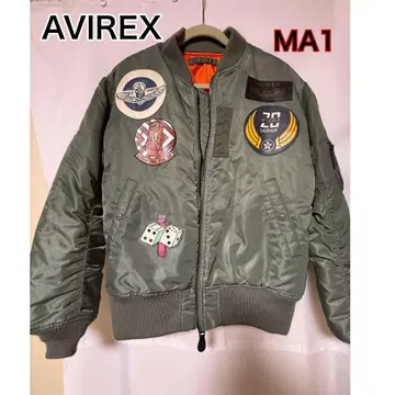 [ AVIREX ] MA1 올리브 그린 자켓 XL