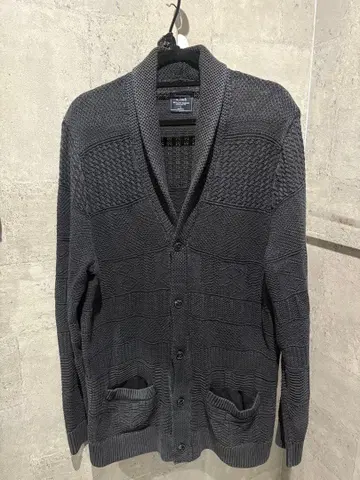 Abercrombie & Fitch 다크 그레이 가디건 L 사이즈