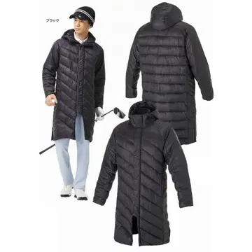 골프웨어 [ TaylorMade ] 인슐레이션 롱 코트 충전솜 블랙