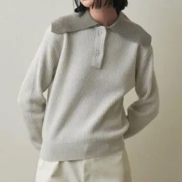 스티븐 앨런 울 나일론 2버튼 니트