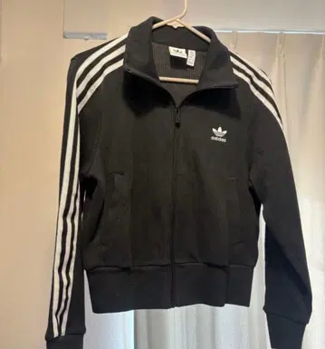 adidas 저리 트랙 자켓 니트 와플 원단 숏 기장