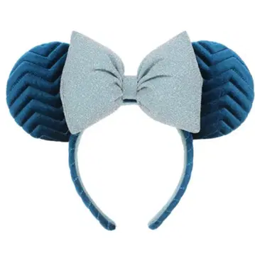 미키 모양 머리띠 다크 블루