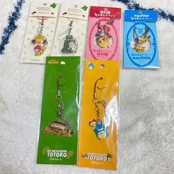 지브리 스트랩 세트 6점