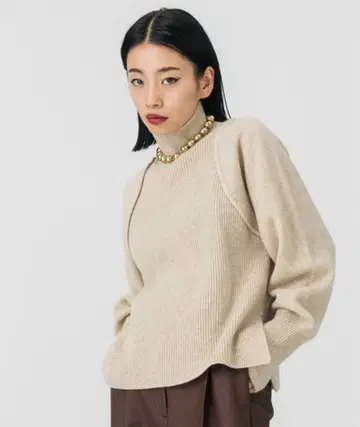 새상품급 UNITED TOKYO 볼륨 볼레로 니트 울