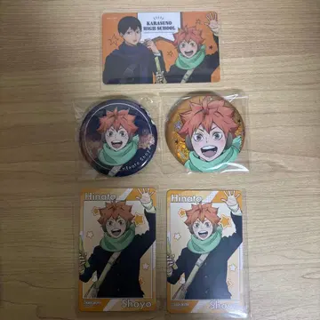 코스모 월드 하이큐 카니발 게임 캔뱃지 홀로 카드 히나타 카게야마