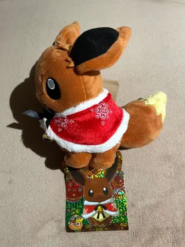 포켓몬 이브이 봉제 인형 2015 크리스마스 포켓몬 센터