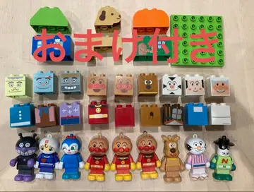 호빵맨 첫 블록 웨건 덤 포함