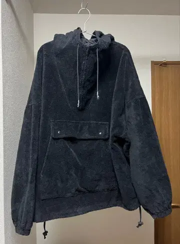 Garment Dyed Cotton Boa Anorak Hoodie