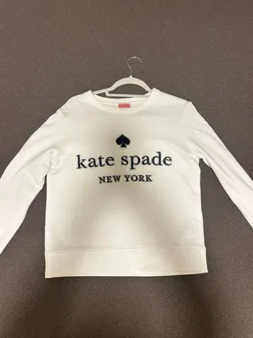 케이트 스페이드 화이트 맨투맨