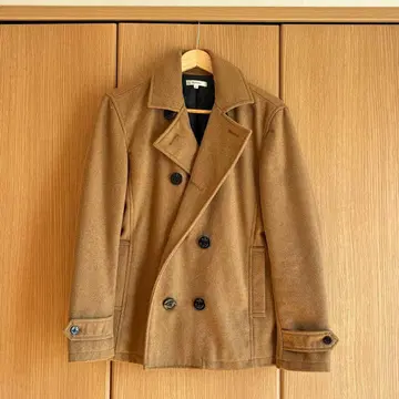 [ 대상에서 제외 ] Nylaus 브라운 더블 브레스트 트렌치코트 L