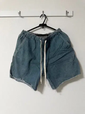 코튼 100% 블루 숏팬츠 M 사이즈
