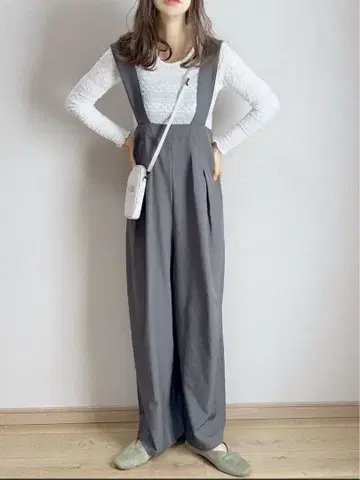 어른 와이드. 하이웨스트 오버 사이즈 살로펫