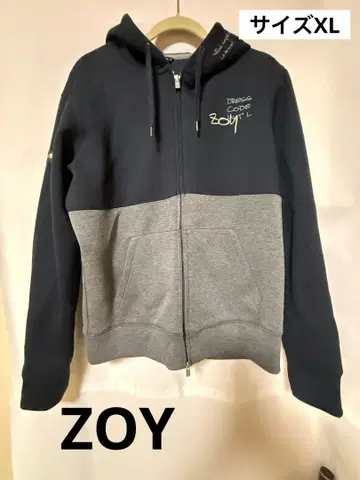 [ ZOY ] 후드 부착 트레이닝복 사이즈 3 네이비/그레이