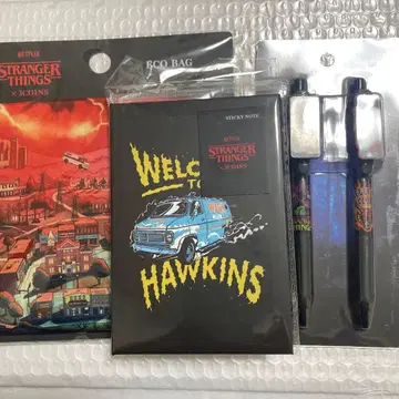 스트레인저 씽스 에코백과 문구 세트 익명 배송
