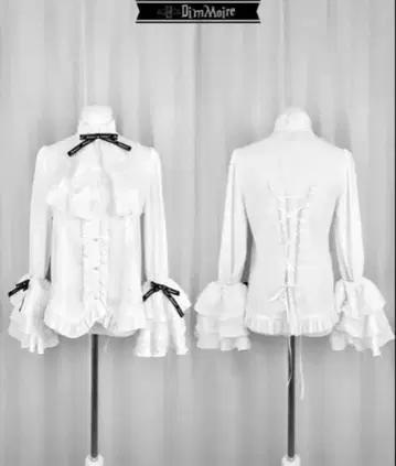 디무아르 Dimmoire 꾸미기 2way 블라우스 화이트 M 사이즈