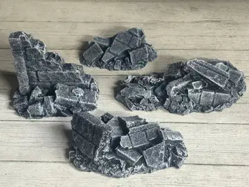 폐허 4세트 디오라마 브레이커