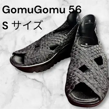 [ 새상품 ] 여성용 GomuGomu 56 샌들 S 사이즈 블랙