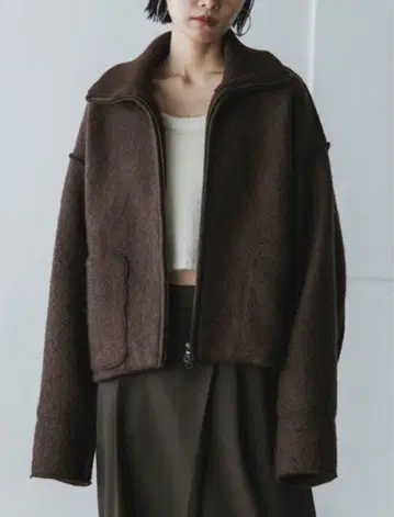 TENTO/텐트 2WAY 컬러 부클레 블루종