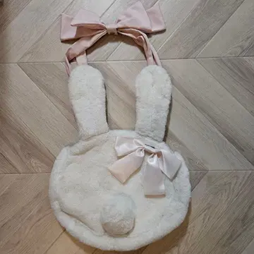 Amavel 토끼 퍼 토트백